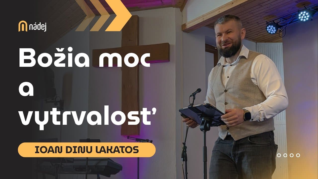 Božia moc a vytrvalosť