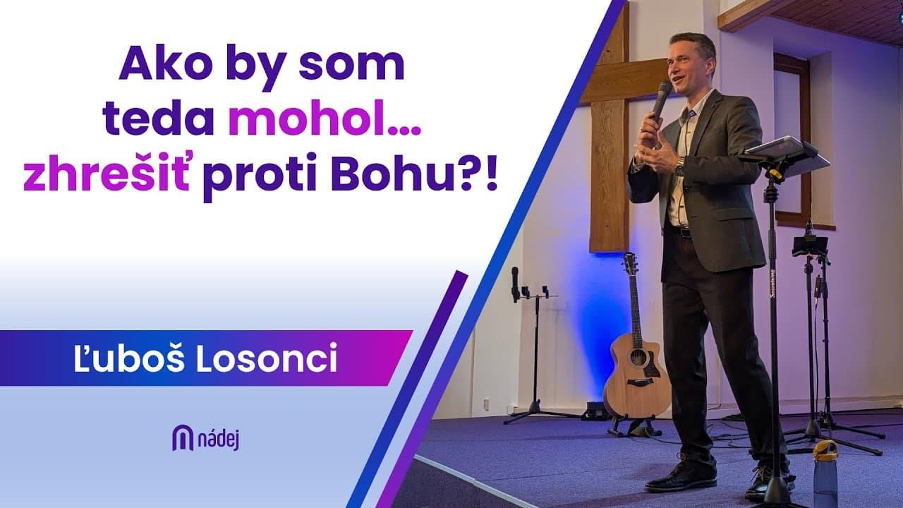 Ako by som teda mohol...zhrešiť proti Bohu