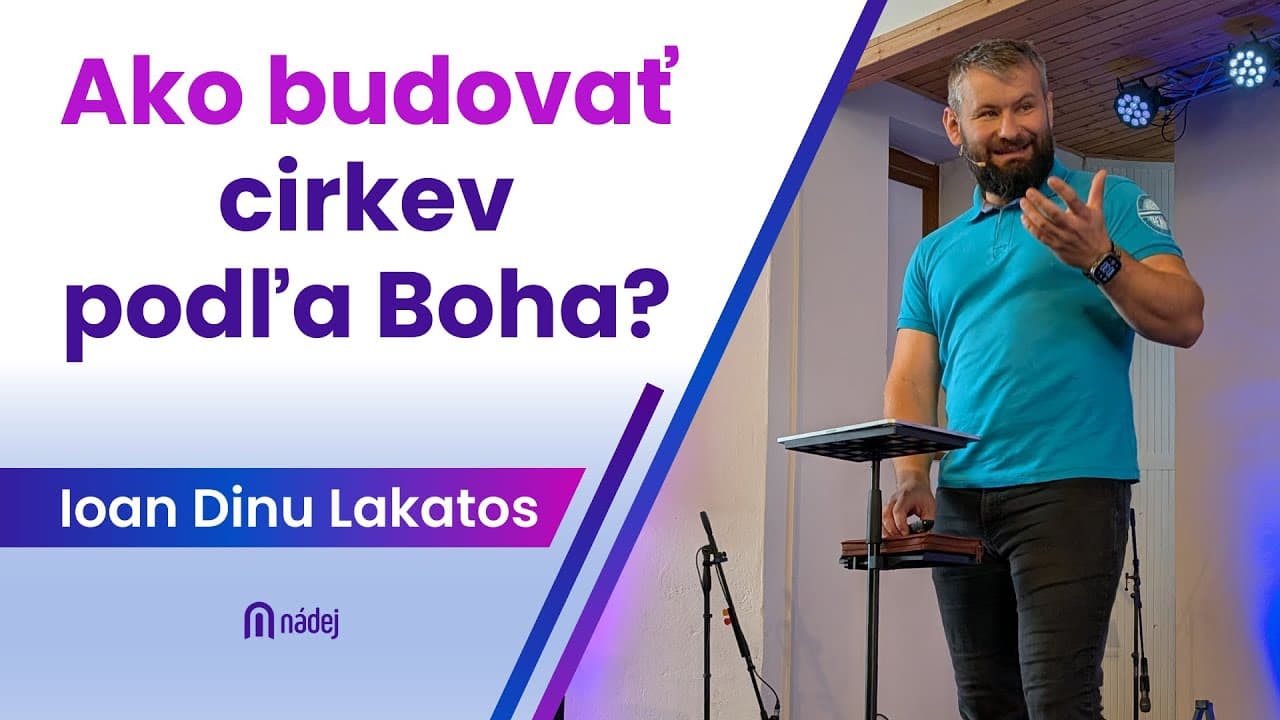 Ako má byť budovaná cirkev podľa Boha