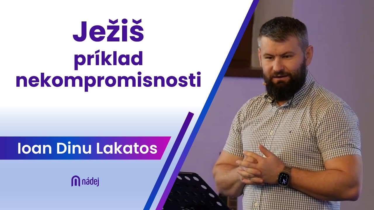 Ježiš - príklad nekompromisnosti